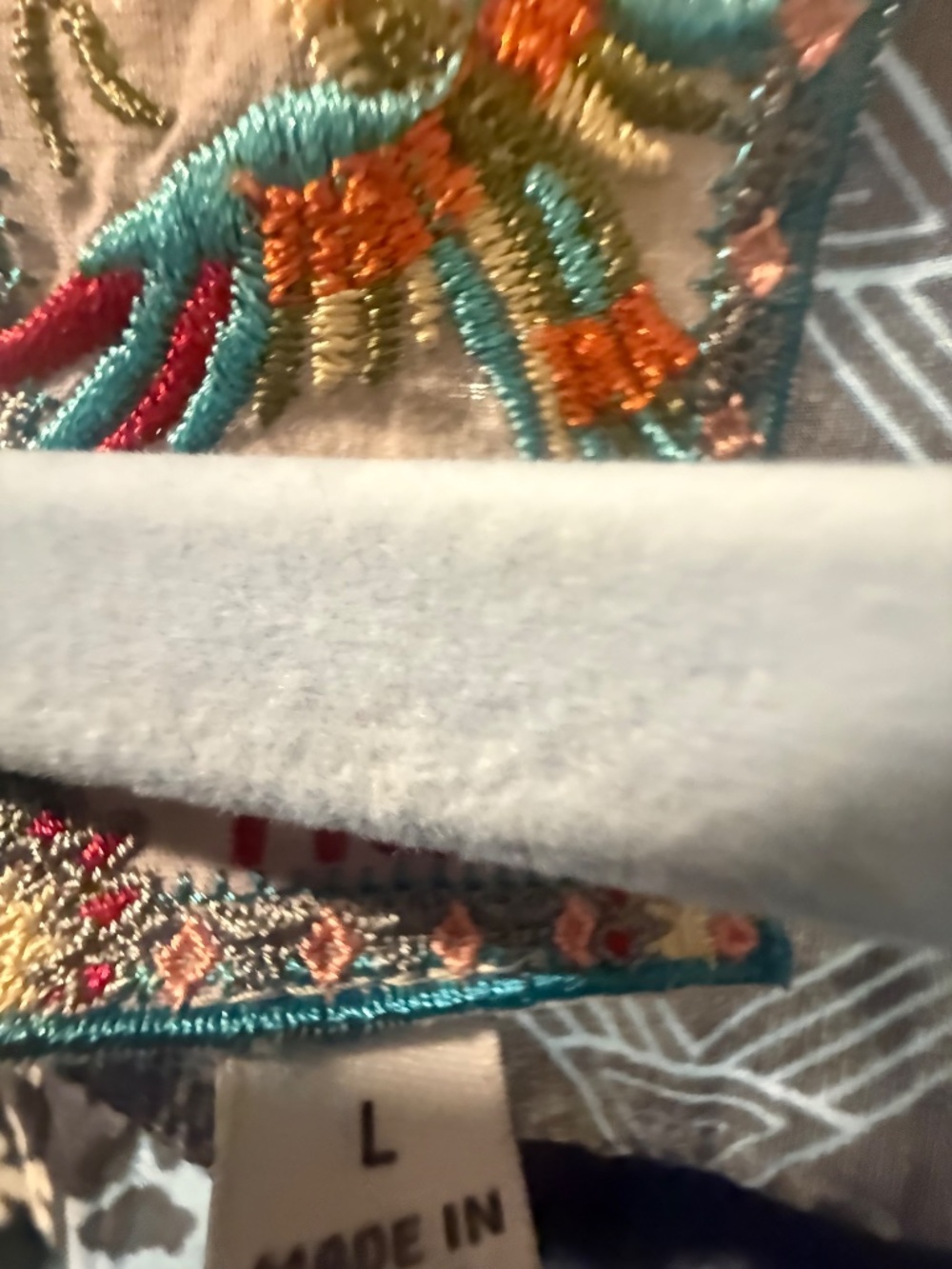 Johnny Was Pearce Silk Kimono | Vibrant Boho Floral Tassel Tie - Picture 4 of 12